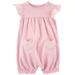 Baby Carter's Heart Snap-Up Romper