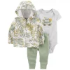 Baby Carter's 3-Piece Tropical Little Jacket Set