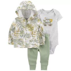 Baby Carter's 3-Piece Tropical Little Jacket Set
