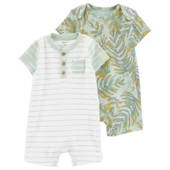 Baby Carter's 2-Pack Cotton Rompers