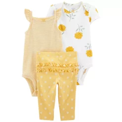 Baby Girl Carter's 3-Piece Floral Little Character Set