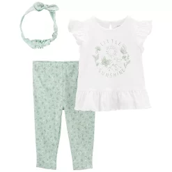 Baby Girl Carter's 3-Piece Little Sunshine Outfit