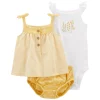 Baby Girl Carter's 3-Piece Little Diaper Cover Set