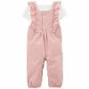 Baby Carter's 2-Piece Tee & Twill Overall Set