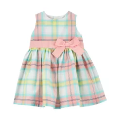 Baby Girl Carter's Plaid Sateen Dress