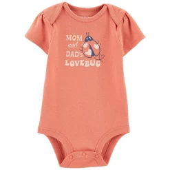 Baby Carter's Mom and Dad Short-Sleeve Bodysuit