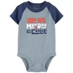 Baby Carter's Mom and Dad Short-Sleeve Bodysuit