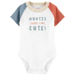 Baby Carter's Auntie Short-Sleeve Bodysuit