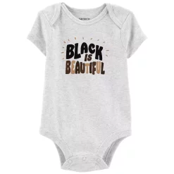 Baby Carter's Black Is Beautiful Short-Sleeve Bodysuit