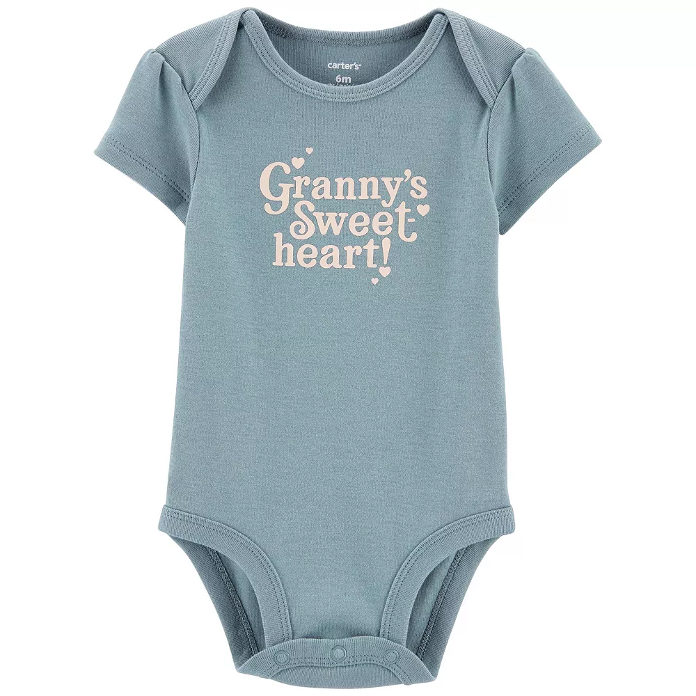 Baby Girl Carter's Granny Short-Sleeve Bodysuit