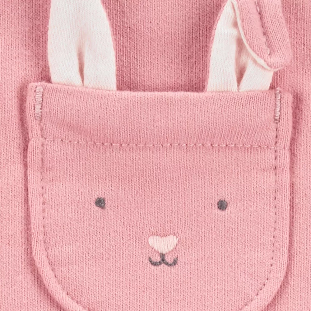 Baby Girl Carter's 2-Piece Bunny Bodysuit & Jumper Set - Image 3