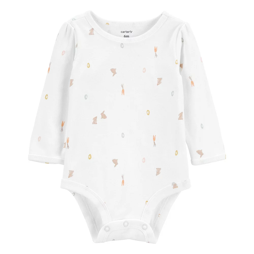 Baby Girl Carter's 2-Piece Bunny Bodysuit & Jumper Set - Image 4