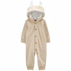Baby Carter's Bunny Slub Jersey Jumpsuit