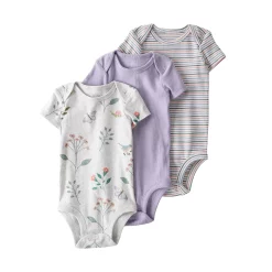 Baby Little Planet by Carter's 3-Pack Organic Cotton Bodysuits
