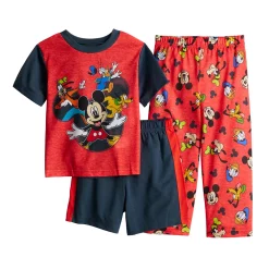 Disney's Mickey Mouse Toddler Boy "Friends Forever 2" 3-Piece Pajama Set