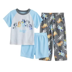 Toddler Boy Bluey 3-Piece Pajama Set