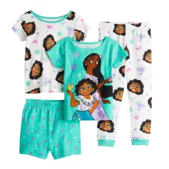Disney's Encanto Toddler Girl "Encanto Loves" 4-Piece Pajama Set