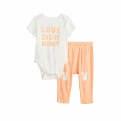 Baby Jumping Beans® "Love Every Bunny" Bodysuit & Pants Set