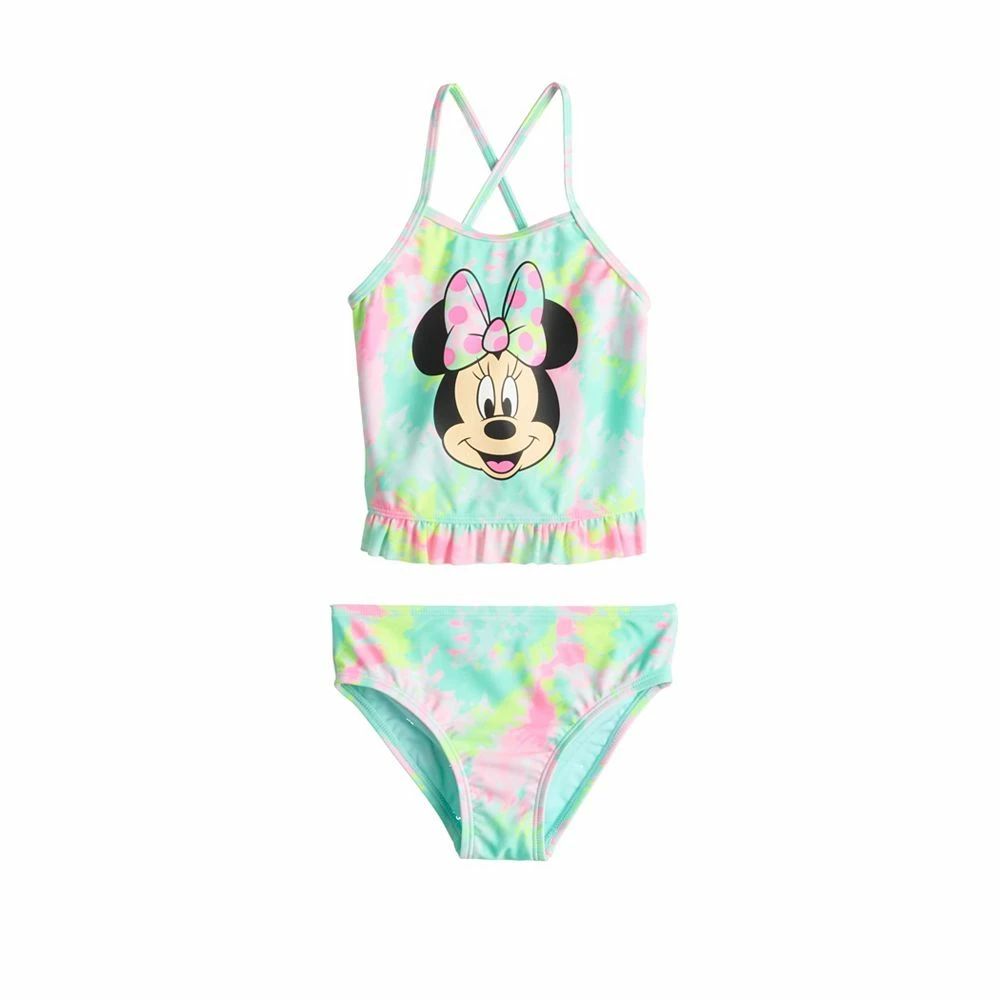 Disney's Minnie Mouse Toddler Girl 2-Piece Tankini Swimsuit Set