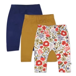 Baby Girl HONEST BABY CLOTHING Organic 3-Pack Harem Pants