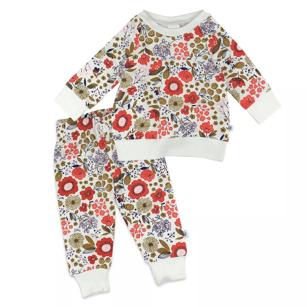 Baby Girl HONEST BABY CLOTHING Organic 2-piece Pajama Set