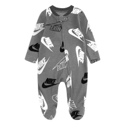 Baby Nike Logo Zip Footed Sleep & Play