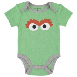 Baby Boy Sesame Street 3 Pack Bodysuit Set