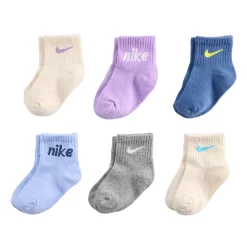 Baby / Toddler Nike Everyone From Day One 6 Pack Socks