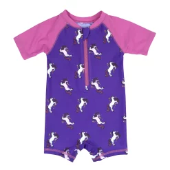 Leveret Baby One Piece Rashguard Unicorn