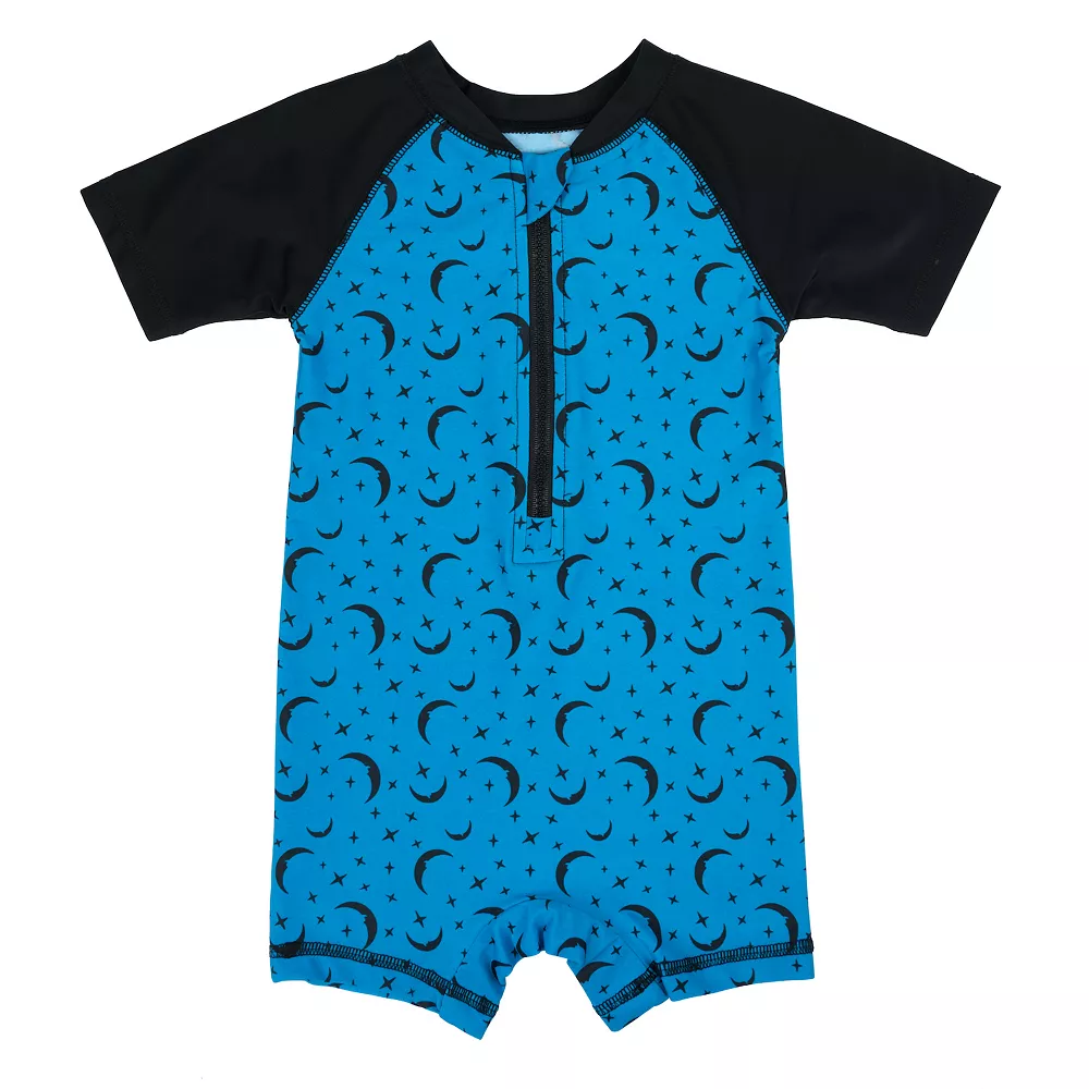Leveret Baby One Piece Rashguard Moon