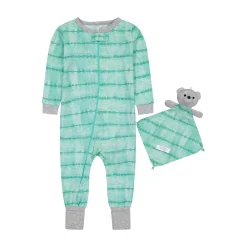 Sleep On It Infant Boys Tie Dye Zip-Front Coverall Pajama
