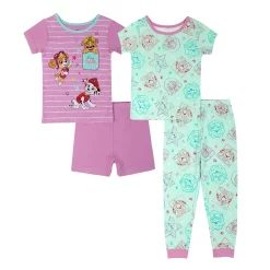 Toddler Girl PAW Patrol "Always Pawsome" 4-Piece Pajama Set