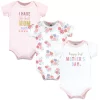 Hudson Baby Infant Girl Cotton Bodysuits, Girl Mothers Day