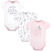 Hudson Baby Infant Girl Cotton Bodysuits, Some Bunny