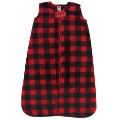 Hudson Baby Infant Plush Sleeping Bag, Sack, Blanket, Buffalo Plaid