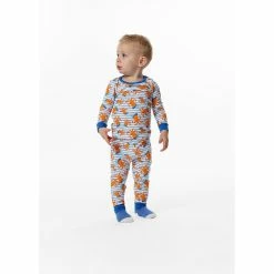 Sleep On It Infant/Toddler Boys Sea Ya! Octopus Snug Fit 2-Piece Pajama Sleep Set With Matching Socks