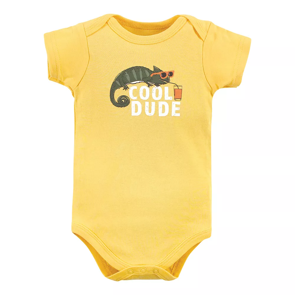 Hudson Baby Unisex Baby Cotton Bodysuits, Desert Animals - Image 4